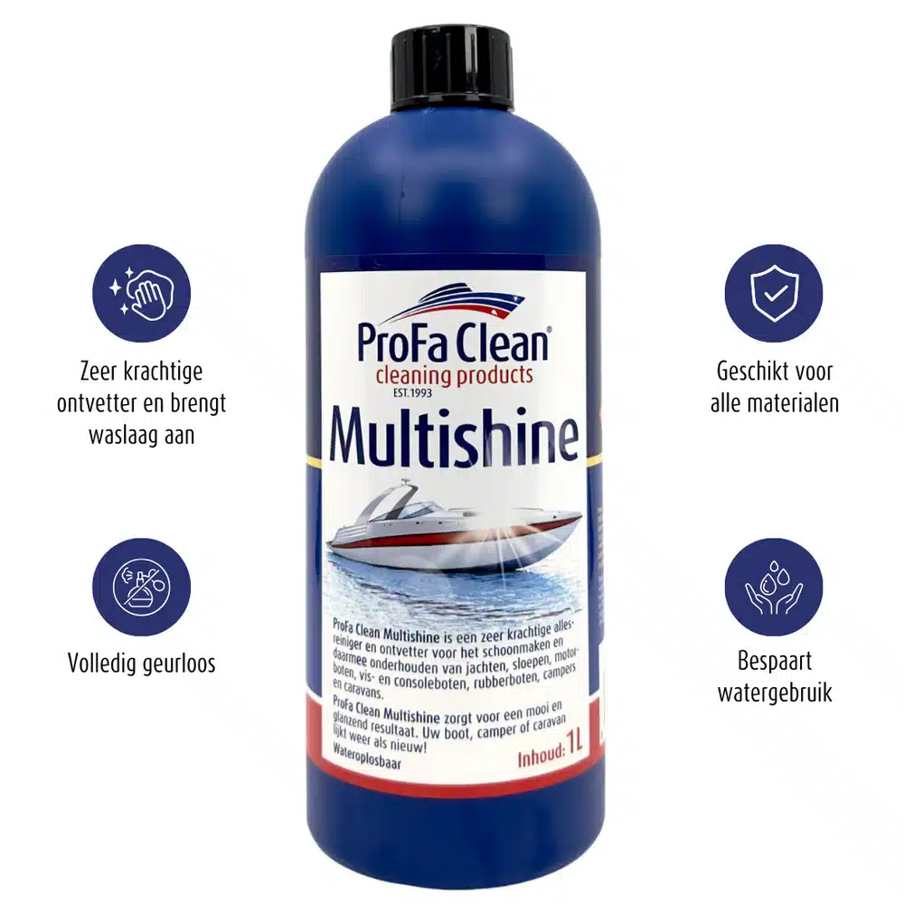 Profaclean Multishine 1L – Boot- & Jachtshampoo - Afbeelding 3